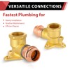 EFIELD 1/2" Copper Press Fit x 1/2" Female NPT Drop