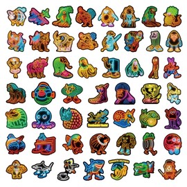 100Pcs Italian Brainrot Animals Stickers, Tralalero Tralala Stickers for Water Bottles, Tung Tung Tung Sahur Sticker Pack Waterproof Vinyl for Laptop Phone Party Favors Decals