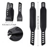 QANYEGN 1Pair Exercise Bikes Pedals, Anti Slip Strip Pattern Bikes