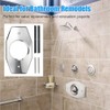 A502-26 One-Hole Remodel Cover Plate for Moen and delta shower