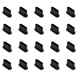 monofive USB Type C Port Dustproof Protective Cover Cap (20 Pack) TPU Type MF-TYPEC-TP20B