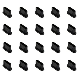 monofive USB Type C Port Dustproof Protective Cover Cap (20 Pack) TPU Type MF-TYPEC-TP20B