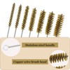 7/8 in Tube Cleaning Lab Brushes Brass Tube Brushes Bottle