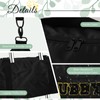 Whaline 2Pcs Wifey Hubby Duffle Bag Set White Black Waterproof