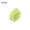 HARFINGTON 4pcs Round Bubble Level 32x12mm Mini Circular Precision Spirit