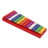 Colorful Xylophone Aluminum Birch 13 Tones Professional Glockenspiel for Creating