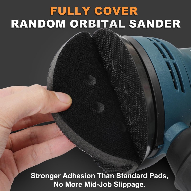 BMOTL 5-Inch 8-Hole Interface Pad:4 Pack Hook & Loop Foam