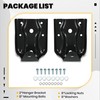 7BLACKSMITHS Rear Leaf Spring Hanger Set Compatible with 1999-2015 Chevy