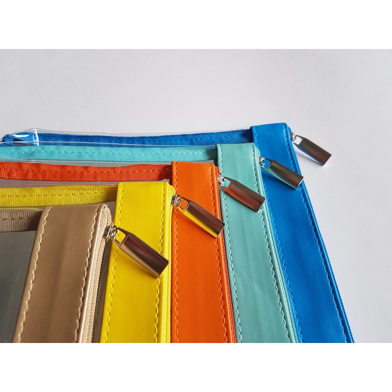 nex|trip Set of 2 Transparent Toiletry Bags for Liquids, Hand
