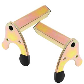 MaxAwe 1 Pair Round U Motorcycle Stands Rear Rear Stand Claw Mount Motorcycle Stand Rear Fork Mount for Repair Stand, Load Weight up to 400 kg Adapter for Hooks Motorcycle Accessories