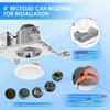 ANWIO 4Inch 5CCT LED Recessed Lighting,E26 7W 700LM Dimmable IC