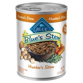 Blue Buffalo Blue's Stew Grain Free Natural Adult Wet Dog Food, Hunter's Stew 12.5 oz cans (Pack of 12)