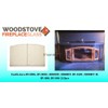Earth Stove Door Glass Kit (BV400, BV400-2, BV400c, BV450c, BV500c,