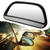 TOTMOX 360 Degree Blind Spot Mirror Adjustable Rear View Blind