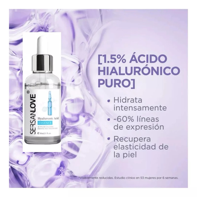 Sersanlove Serum Suero Con Acido Hialuronico Colageno Elastina Retinol