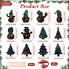 48 Sets Christmas Scratch Papers, Rainbow Christmas Scratch Art Crafts