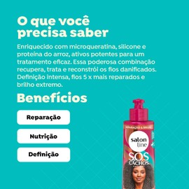 Salon Line S.O.S Cachos Mais Poderosos Salon Line Curly Hair Styling Cream 300ml