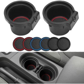 No Brand 2 Pcs Cup Holder Inserts Replace for Nissan Frontier Crew Cab 05-20 Xterra 05-15