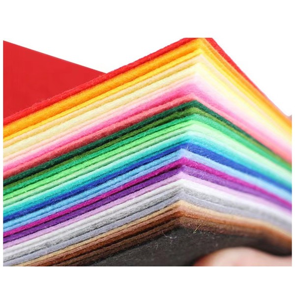 20 Pcs Felt Fabric Sheet - A4 Size Polyester Cloth