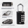 SISAV Combination Lock,4 Digit Gym Combination Padlock for School Lockers,Toolbox,Fence