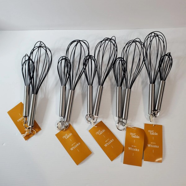Our Table Set Of 2 Our Table Silicone Whisk Lot