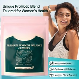 Feminine Balance Gummies,Premium Feminine Balance Gummies,Hawaiian Pineapple,Collagen Gummies for Women of All Ages,Gummies for Womens in-ti-Mate