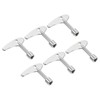 PATIKIL Triangle Spanner Keys, 6 Pack Zinc Alloy Elevator Lift