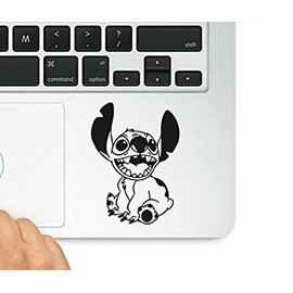 Decal & Sticker Pros Lilo and Stitch-Stitch Decal- Motivational Quote Printed on Clear Vinyl Compatible with All MacBook Pro, Retina, and Air