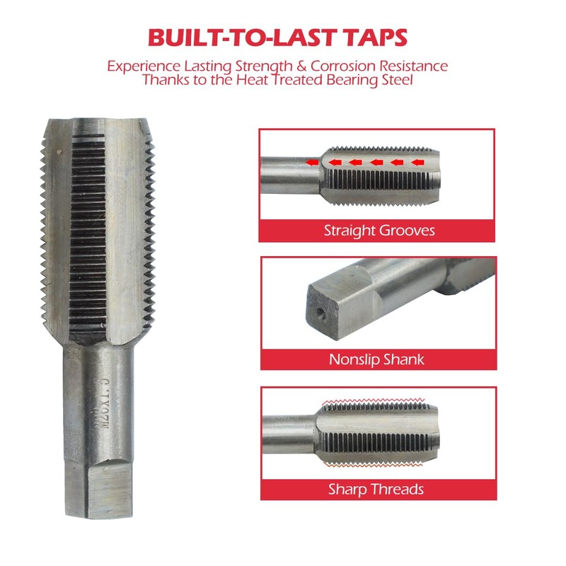 Oil Drain Plug Repair Kit, Metric Thread Repair Kit with