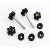 Wolfride Knob Screw Handle Screw Bolt 2pcs M6 Male Thread