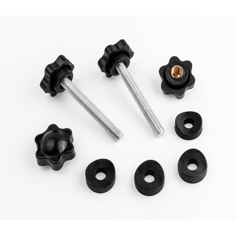 Wolfride Knob Screw Handle Screw Bolt 2pcs M6 Male Thread