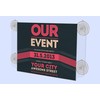 Window Sign Holder 11" x 8.5" Double Sided Document Display