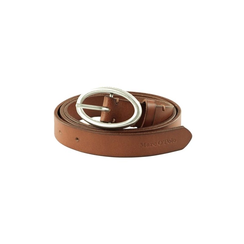 Marc O'Polo Elly Women's Belt Dark Brown 100, Classic Cognac
