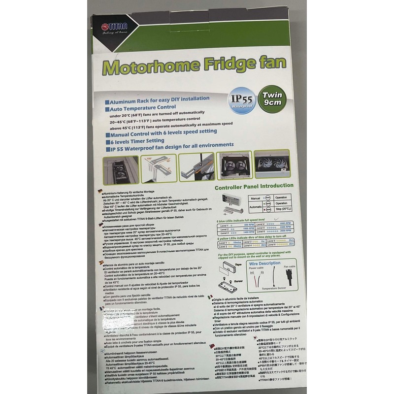 Other FRE35137 Double Fridge Fan