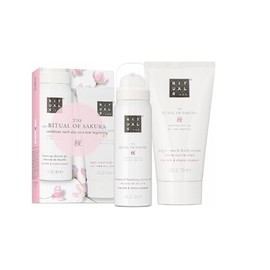 The Ritual of Sakura Luxury Gift Set, Shower Gel 50ml and Body Cream 70ml, Personal Care Collection