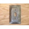 Forged Pebble textured light switch plate