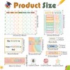Gilprop 162 Pcs Pastel Checkerboard Classroom Calendar Bulletin Board Set