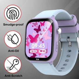 CONAPIKA Pack of 3 Screen Protectors for Ice-Watch Ice Smart Junior 3.0 FM, Ultra Thin Bubble-Free HD Clear Anti-Scratch TPU Screen Protector High Sensitivity Anti-Bubble Waterproof Screen Protector