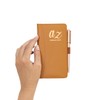 Address Book A-Z Grey Index Hard Back Cover Slim Address