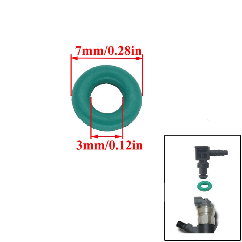 MKAREPART Diesel Injector Seals Washer O-ring Clamp Bolts Kit Compatible