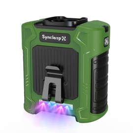 Latest 2025 Model Waist Fan - Portable Belt Clip Fan with 6 Speeds, 10000mAh, 35H Runtime, LED SOS & Red-blue Lights, 18500RPM Airflow, 59ft/s Strong Wind Cooling for Garden, Jobsite, and Hot Summer