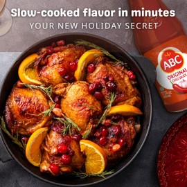 ABC Original Chili Sauce, 11.3 Oz, Spicy Sriracha Style Sambal, No MSG, Umami Flavor, Indonesian BBQ Dip Made with Chili & Garlic