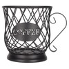 Iron Coffee Pod Holder Organizer Large Capacity Coffee Capsule Storage