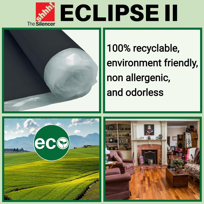 Eclipse II Acoustical Underlayment for Laminate Flooring, 100 sq ft