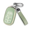 QBUC for Honda Key Fob Cover, Soft TPU Car Key