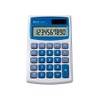 Rexel Ibico 082x Pocket Calculator Dual Power LCD Display (White/Blue)