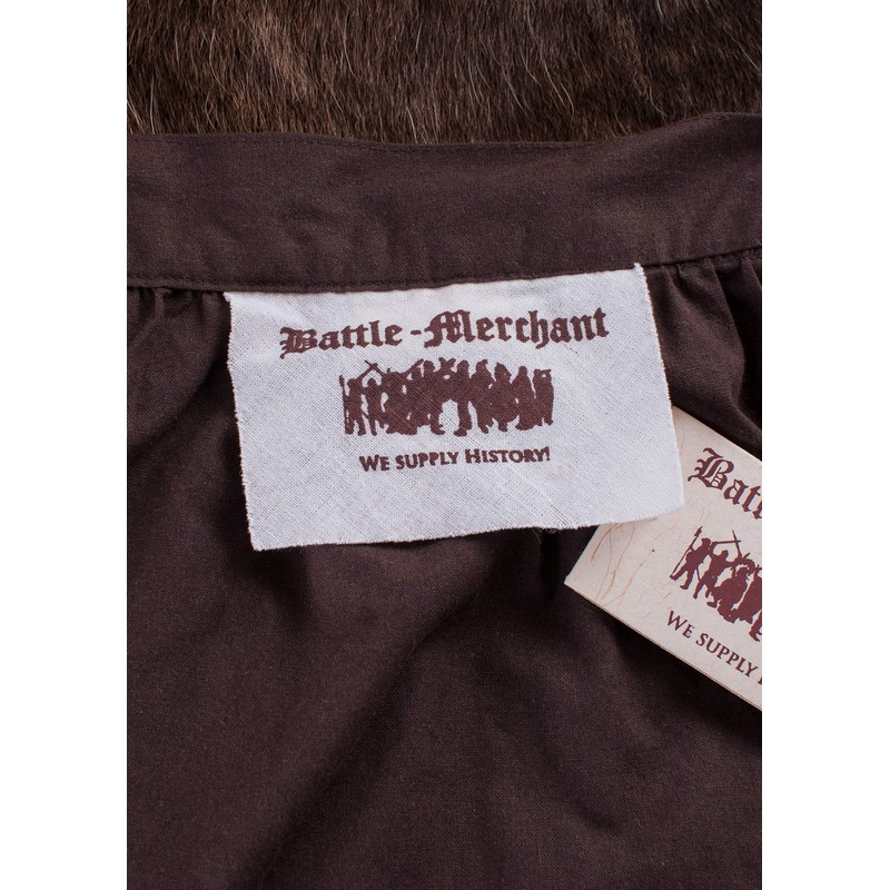 Battle-Merchant Long Medieval Cotton Apron for Medieval Viking LARP or