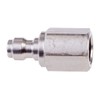 Air Venturi Male Quick-Disconnect, 1/8 BSPP Female Threads, Steel, Rated