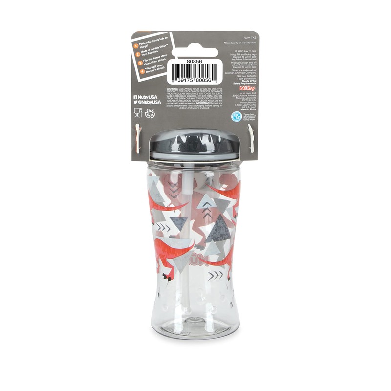 Nuby Thirsty Kids No Spill Flip-It Boost Travel Cup with