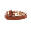 VALENTINO Emma Winter Belt W100 Cuoio / Oro - Can